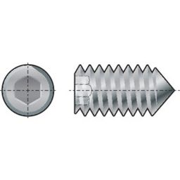 Socket Set Screw, Metric - A2 Stainless - Grade 70 - Cone Point - DIN 914 thumbnail-0