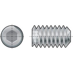 Socket Set Screw, UNC - Steel - Grade 14.9 - Cup Point - BS2470 thumbnail-0