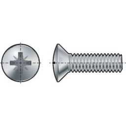 Machine Screw, Metric - A2 Stainless - Torx Raised Countersunk Head Screw - DIN 966  thumbnail-0