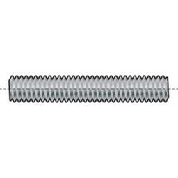 Screwed Studding - Metric - Steel BZP (Bright Zinc Plated)  Grade 4.8 - Threaded Rod - DIN 976-1A thumbnail-0