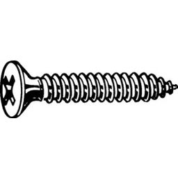 Self Tapping Screw, Metric - A4 Stainless - Phillips Countersunk - DIN 7982 C - H thumbnail-1