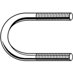 U-Bolt, Metric - A2 Stainless - U-Bolt Type A thumbnail-0