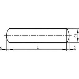 Parallel Pin, Metric - A4 Stainless Steel - (Dowel Pin) - DIN 6325 thumbnail-1