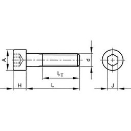 Socket Head Cap Screws - UNC - Self Colour - ANSI B18.3 (BS2470 1936 Ser.) thumbnail-3