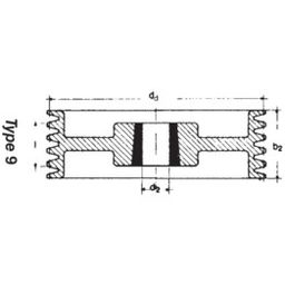 TBSPA - V-Grooved Pulleys - Taper Bore thumbnail-4