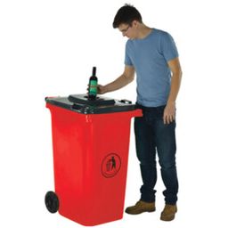 Bottle Hole Lid Wheelie Bin thumbnail-4