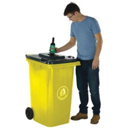 Bottle Hole Lid Wheelie Bin thumbnail-1