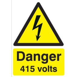 Voltage & Electric Warning Signs thumbnail-2