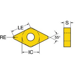 DNMG Turning Inserts Grade 5015 thumbnail-1