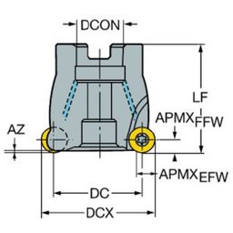 CoroMill 300 - Round Insert Face Mills thumbnail-1