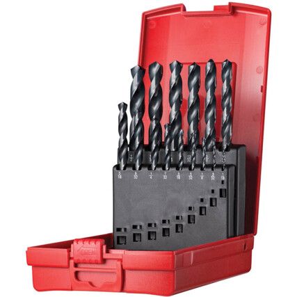 A190, No.20, Jobber Drill Set, Standard Length, Inch, Cobalt High Speed Steel, Set of 15