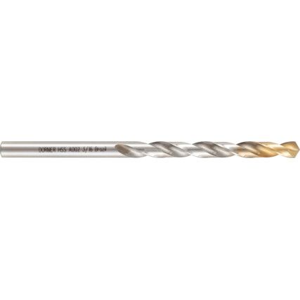 A002, Jobber Drill, 3/16in., Normal Helix, High Speed Steel, TiN-Tipped