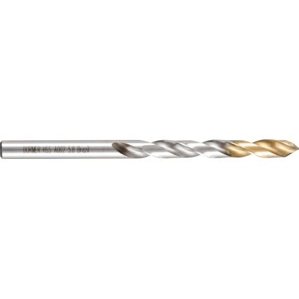 A002, Jobber Drill, 5.8mm, Normal Helix, High Speed Steel, TiN-Tipped