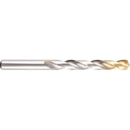 A002, Jobber Drill, 10.6mm, Normal Helix, High Speed Steel, TiN-Tipped