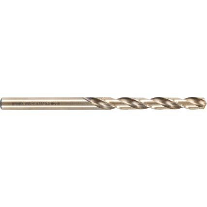 A777, Jobber Drill, 5.3mm, Normal Helix, Cobalt High Speed Steel, Bronze