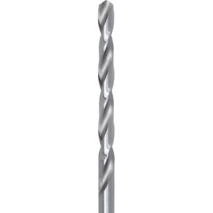 Jobber Drill, 4.5mm, Normal Helix, High Speed Steel, Bright