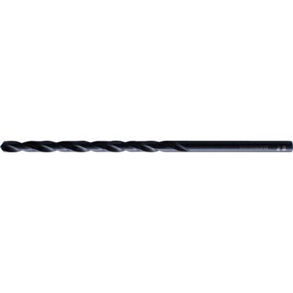 L100, Long Series Drill, 3/16in., Long Series, Straight Shank, High Speed Steel, Steam Tempered