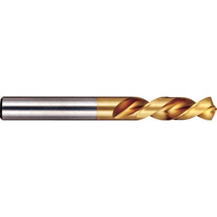 A520, Stub Drill, 8mm, High Speed Steel, TiN