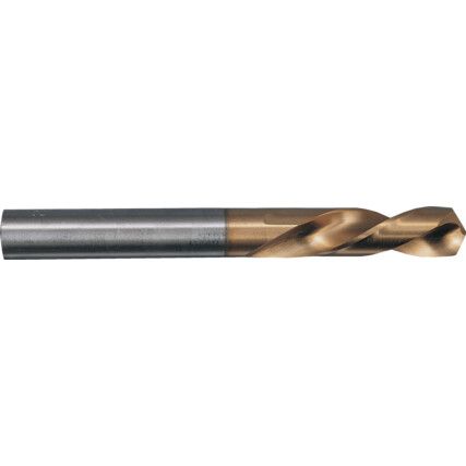 659, Stub Drill, 8mm, Cobalt High Speed Steel, TiN