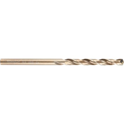 Jobber Drill, 3.8mm, Normal Helix, Cobalt High Speed Steel, Bronze Oxide