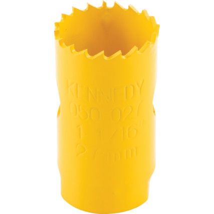 Holesaw, 27mm x 38mm, Bi-metal