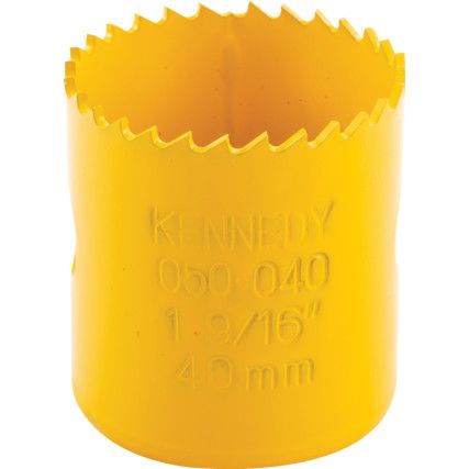 Holesaw, 40mm x 38mm, Bi-metal