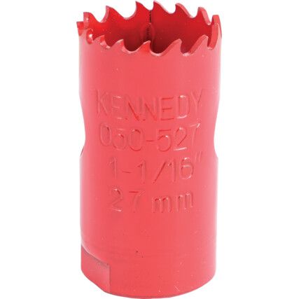 Holesaw, 27mm x 28.5mm, Bi-metal