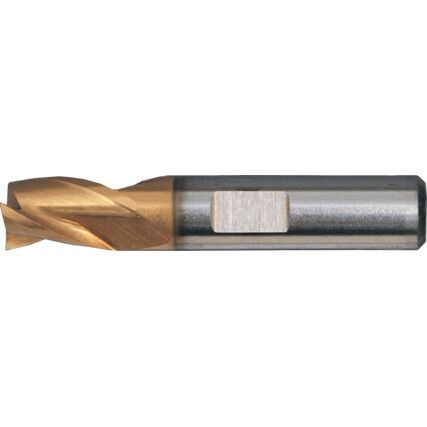 KC3 Throwaway Cutter, Short, 2 fl, Cobalt High Speed Steel, TiN