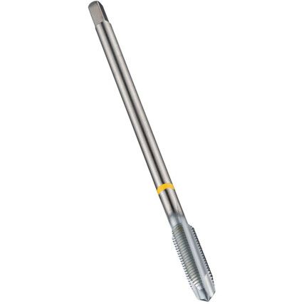 E299, Machine Tap, M4 x 0.5mm, Spiral Point, Cobalt High Speed Steel, Chrome-Plated