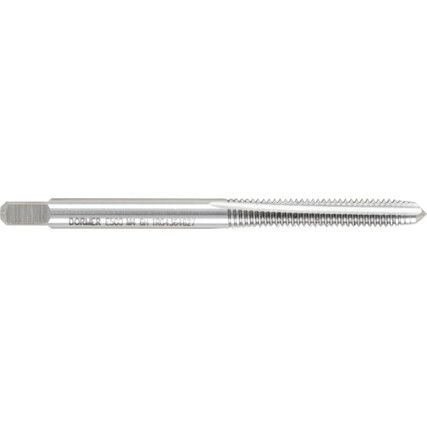 E500, Second Tap, M4 x 0.7mm, Straight Flute, Metric Coarse, High Speed Steel, Bright