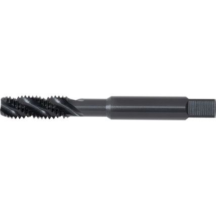 1066-SFT, Machine Tap, M8 x 1.25mm, Metric Coarse, Spiral Flute, High Speed Steel, Steam Tempered