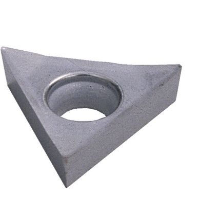 TCGT 16T304-AL, Turning Insert, Grade K10, Carbide, Triangle