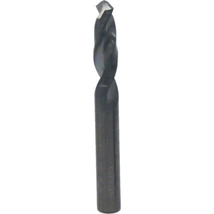 Stub Drill, 10mm, Carbide, Bright