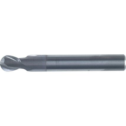 Series 53, Short Slot Drill, 3mm, 2fl, Plain Round Shank, Carbide, TiCN