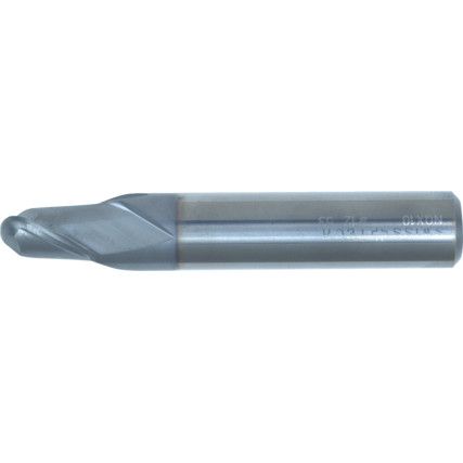 Series 53, Short Series, Slot Drill, 12mm, 2 fl, Plain Round, Carbide, TiCN