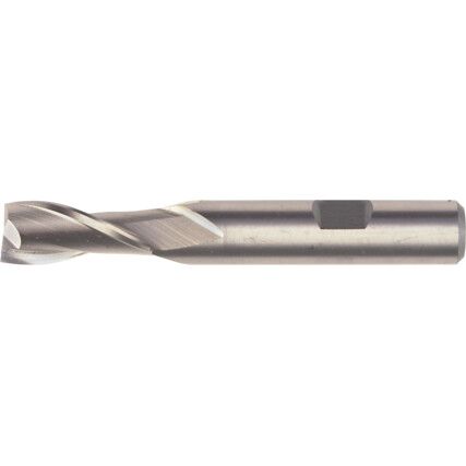 2, Regular, Slot Drill, 12mm, 2fl, Weldon Flat Shank, Cobalt High Speed Steel, Uncoated