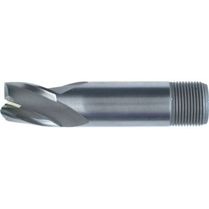 33, Regular, Slot Drill, 7mm, 3fl, Threaded Shank, Cobalt High Speed Steel, Uncoated