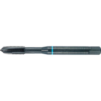 E240, Machine Tap, M3 x 0.5mm,  Metric Coarse, Spiral Point, Powdered Metal Cobalt High Speed Steel, Steam Tempered, Blue