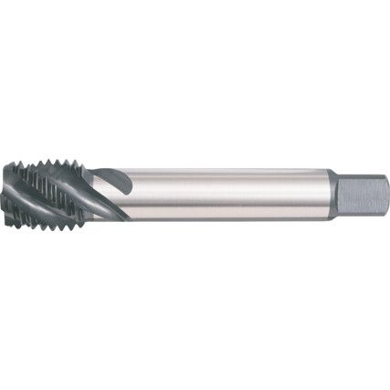 Machine Tap, M8 x 1.25mm, Metric Coarse, Spiral Flute, Vanadium High Speed Steel, Steam Tempered