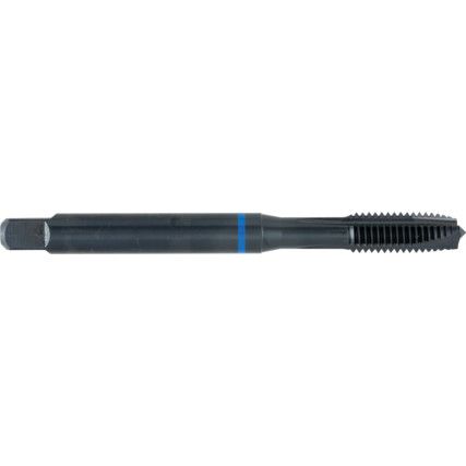 Machine Tap, M8 x 1.25mm, Metric Coarse, Spiral Point, Vanadium High Speed Steel, Steam Tempered, Blue