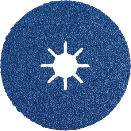 siaron 4819, Fibre Disc, 115 x 22mm, Star Shaped Hole, P36, Zirconia