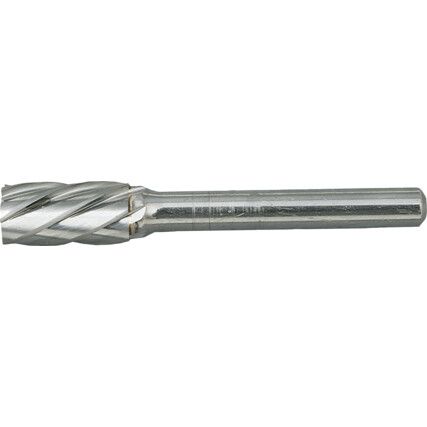 Carbide Burr, Uncoated, Cut 3 - Rapid Cut, 6mm, Cylindrical Plain End