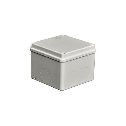 PLASTIC ENCLOSURE 100X100X80 W/ LOW SCREW LID IP65