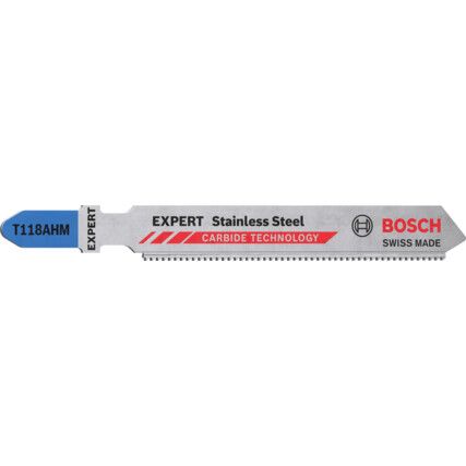 2608900561 EXPERT STAINLESS STEEL T118AHM JIGSAW BLADES (PK-3)