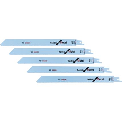 S 1122 EF Flexible for Metal Sabre Saw Blades 225 x 19 x 0.9mm (2608656020) PK-5