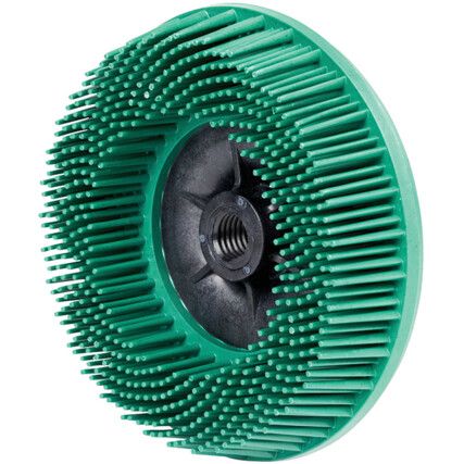 SCOTCH-BRITE BRISTLE DISC BD-ZB,115 MM, P50, GREEN, M14