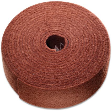 6120 siafleece, Non-Woven Roll, 100mm x 10m, Aluminium Oxide/Silicon Carbide, Fine