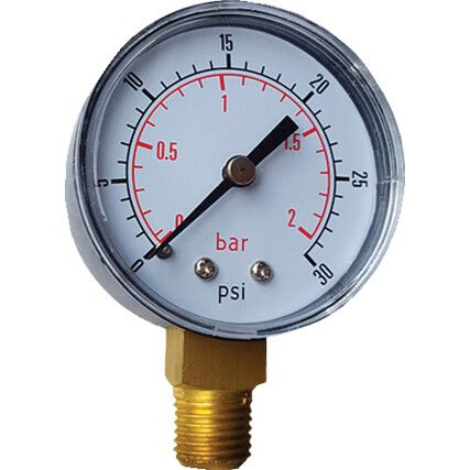 RE50-1E 50mm 160PSI UTILITY PRESSURE GAUGE