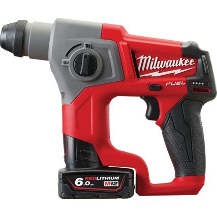 M12CH-602X, SDS Hammer Drill, SDS, Cordless, 900rpm, 6,575bpm, 18V