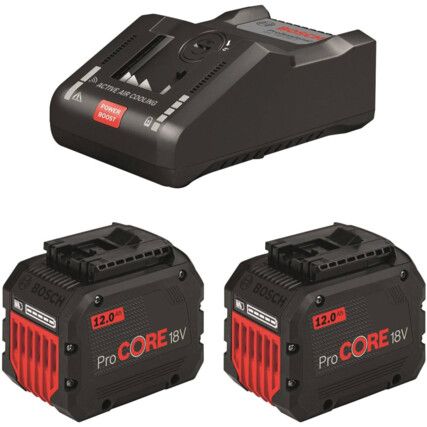 ProCORE18V, Battery Pack Set, Lithium-ion, 18V, 12.0Ah